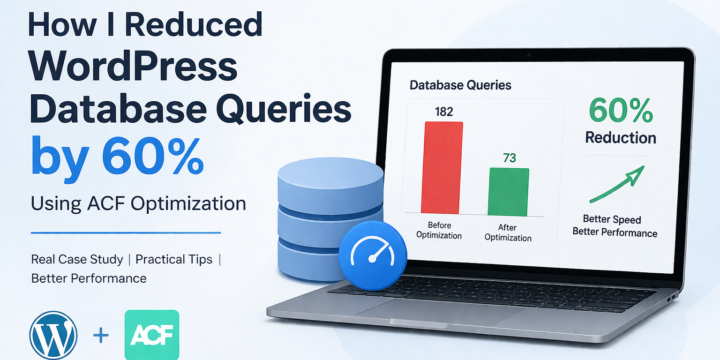 How I Reduced WordPress Database Queries by 60% Using ACF Optimization