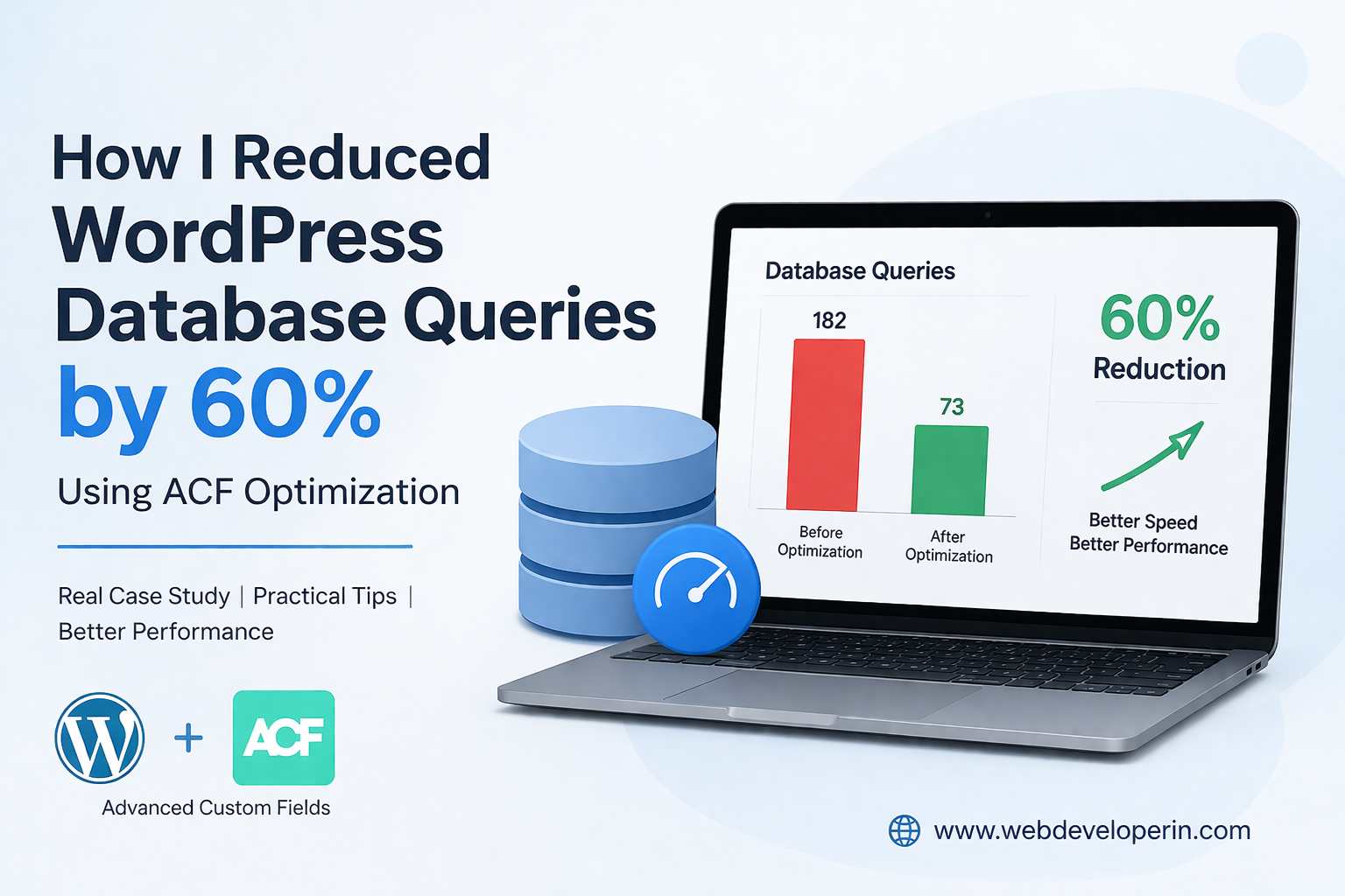How I Reduced WordPress Database Queries by 60% Using ACF Optimization